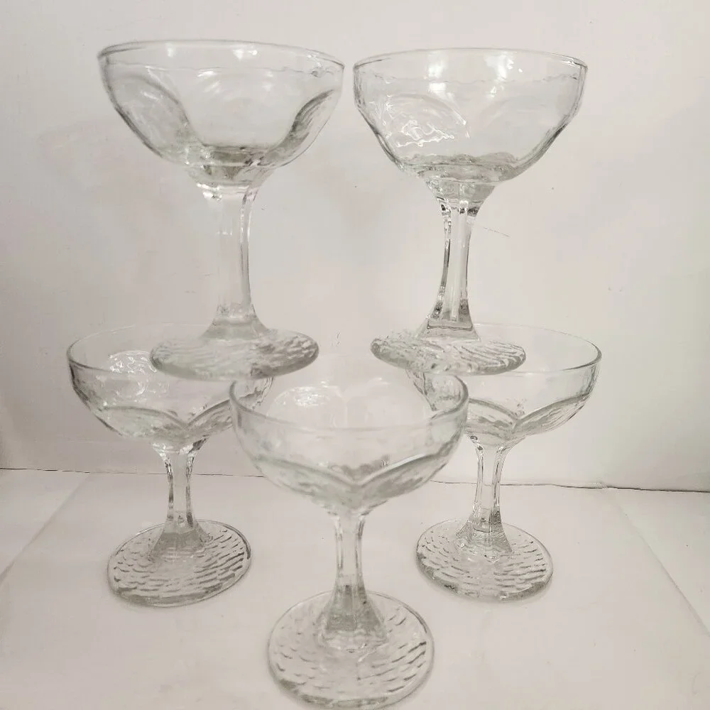 Libbey Chivalry Shallow Champagne Glasses